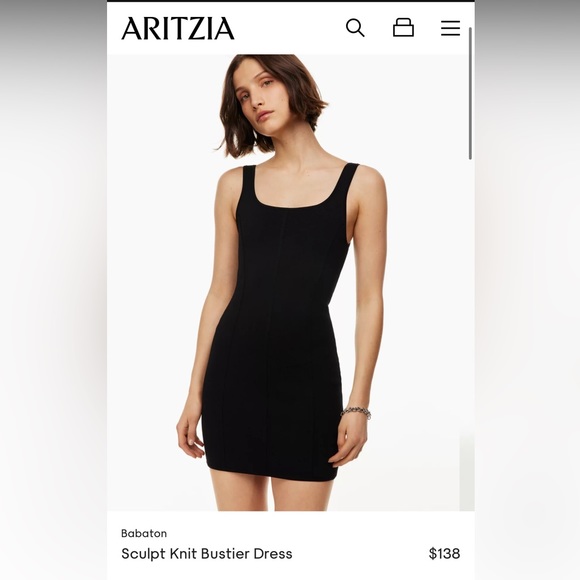 Dresses & Skirts - Aritzia Babaton Sculpt Knit Bustier Dress
